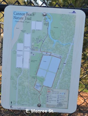 Cannon Beach Nature Trail Map